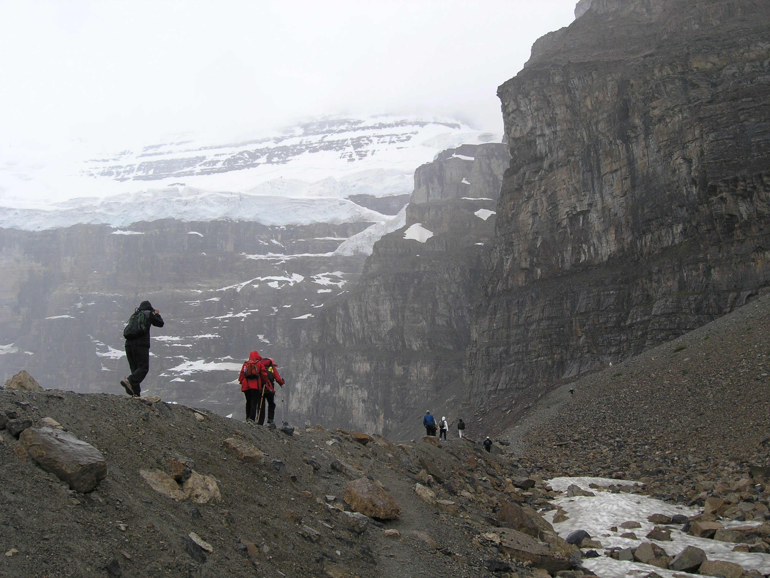 Free download high resolution image - free image free photo free stock image public domain picture -Hikers on the Plain of Six Glaciers trail in Banff National Park