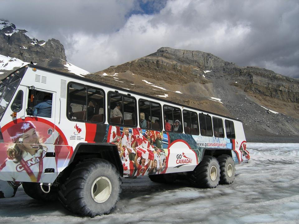 Free download high resolution image - free image free photo free stock image public domain picture  Snow coaches on Athabasca Glacier