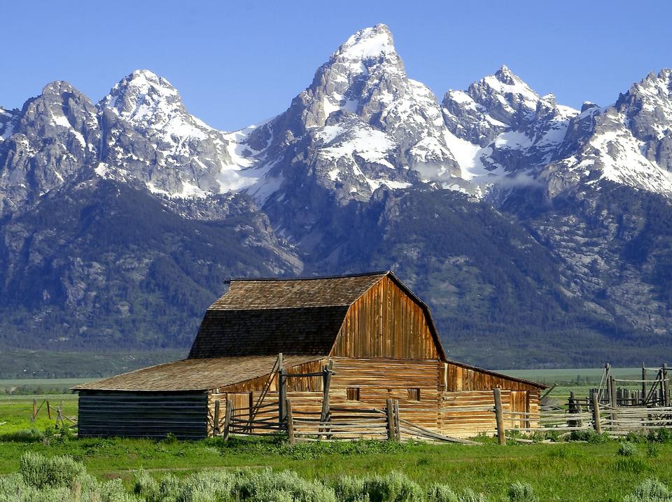 Free download high resolution image - free image free photo free stock image public domain picture  Barn Hut Mormonisch Wyoming National Park