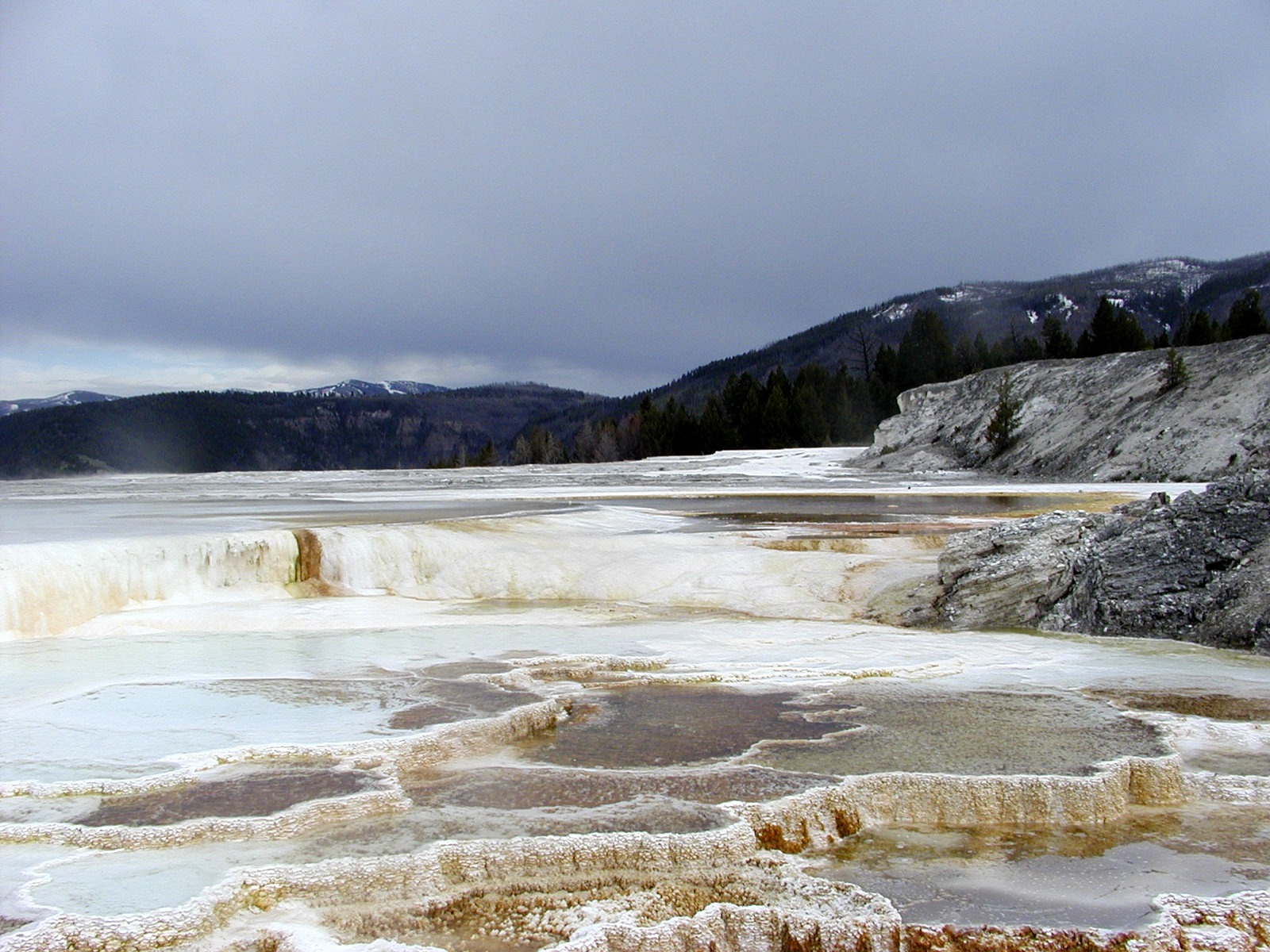 Free download high resolution image - free image free photo free stock image public domain picture -Mammoth Hot Springs Terrace Minerals