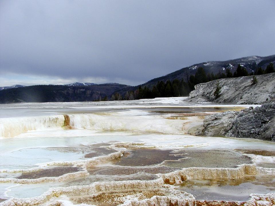 Free download high resolution image - free image free photo free stock image public domain picture  Mammoth Hot Springs Terrace Minerals