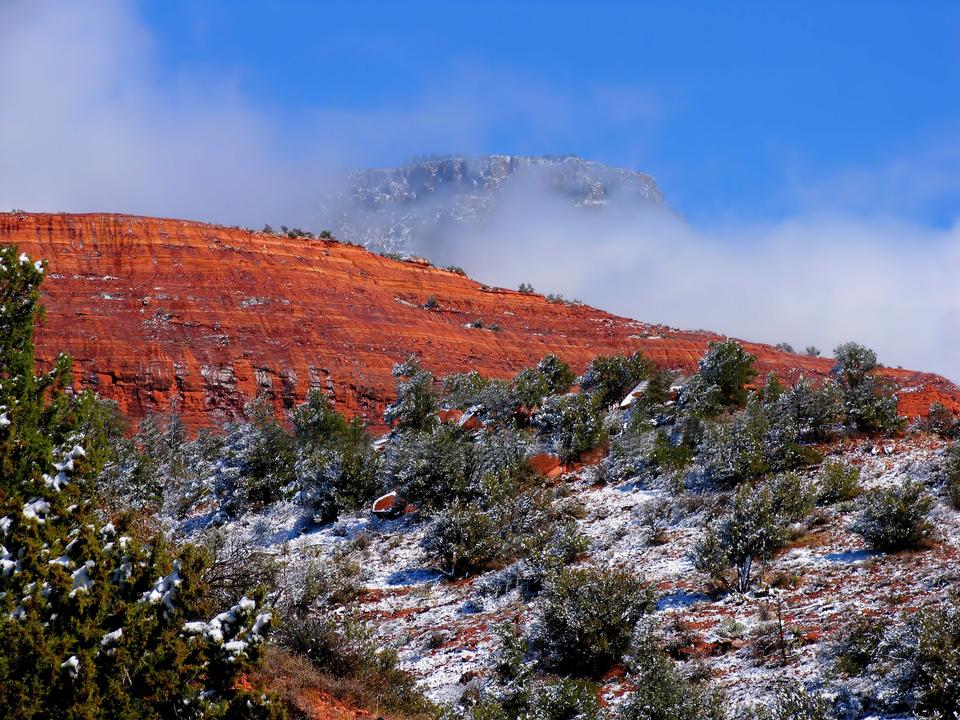 Free download high resolution image - free image free photo free stock image public domain picture  Sedona Arizona Scenic Snow Winter