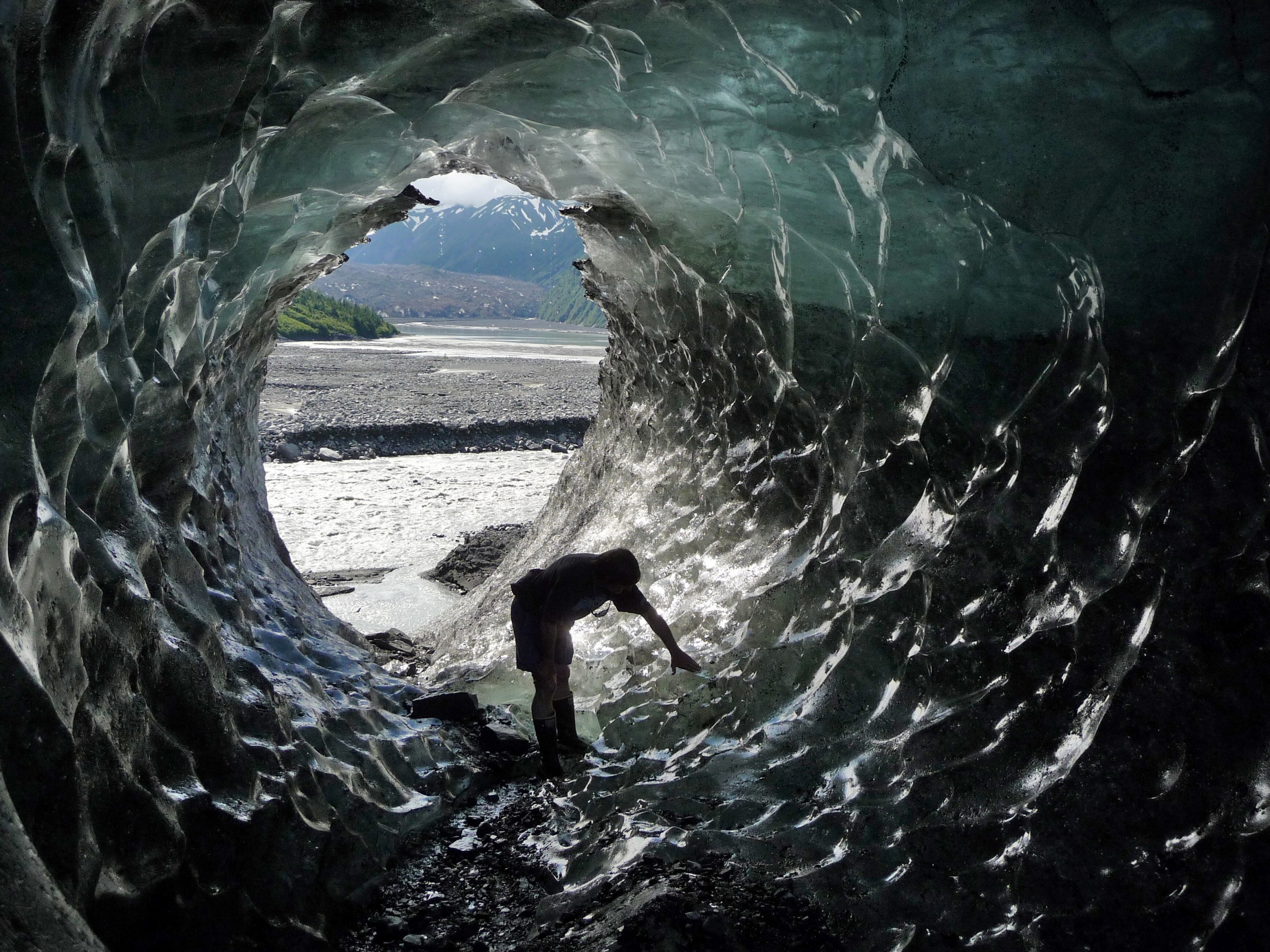 Free download high resolution image - free image free photo free stock image public domain picture -Exploring a glacier