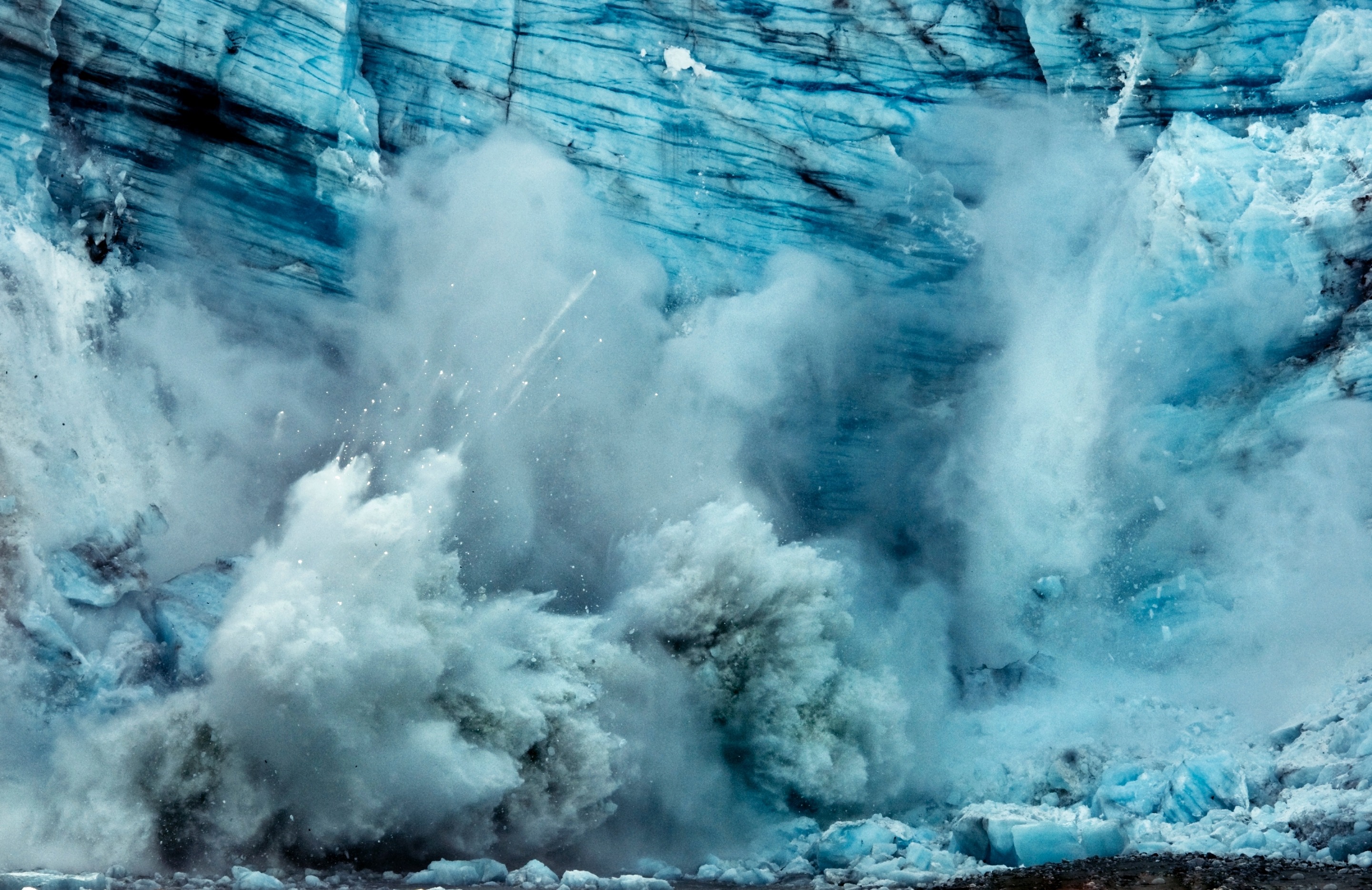 Free download high resolution image - free image free photo free stock image public domain picture -Massive Calving at Lamplugh Glacier Alaska