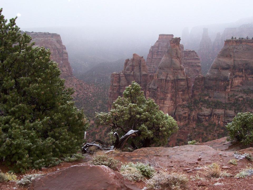 Free download high resolution image - free image free photo free stock image public domain picture  Foggy Monument Canyon