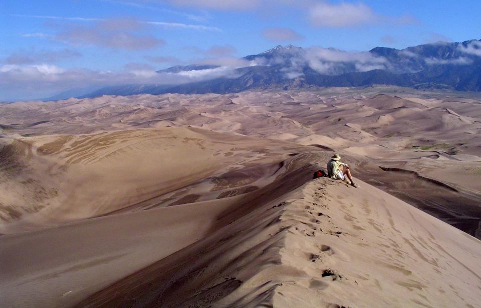 Free download high resolution image - free image free photo free stock image public domain picture  Hiker in Great Sand Dunes Wilderness