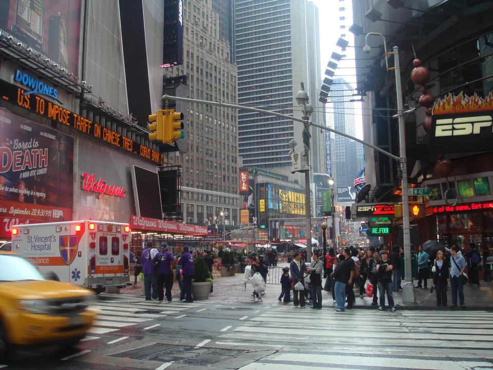 Free download high resolution image - free image free photo free stock image public domain picture  Taxi cars in Times Square, a busy tourist intersection