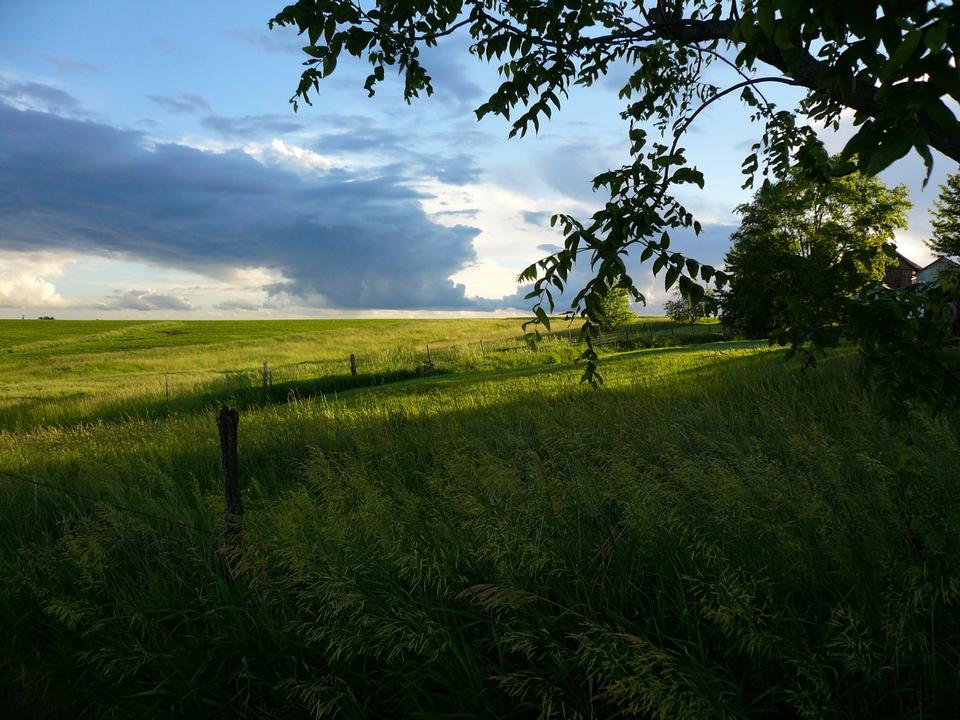 Free download high resolution image - free image free photo free stock image public domain picture  Tallgrass Prairie and Storm Clouds