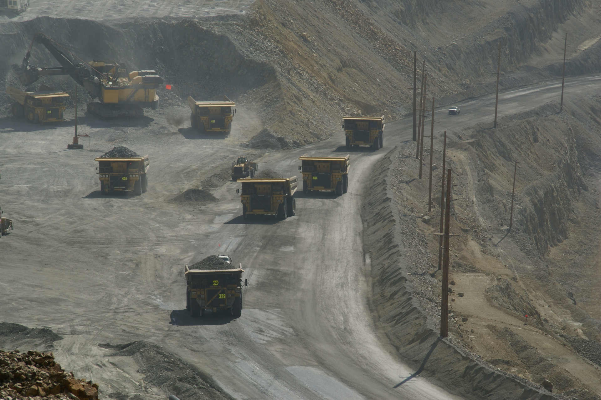 Free download high resolution image - free image free photo free stock image public domain picture -Trucks with ore at Bingham Canyon Mine