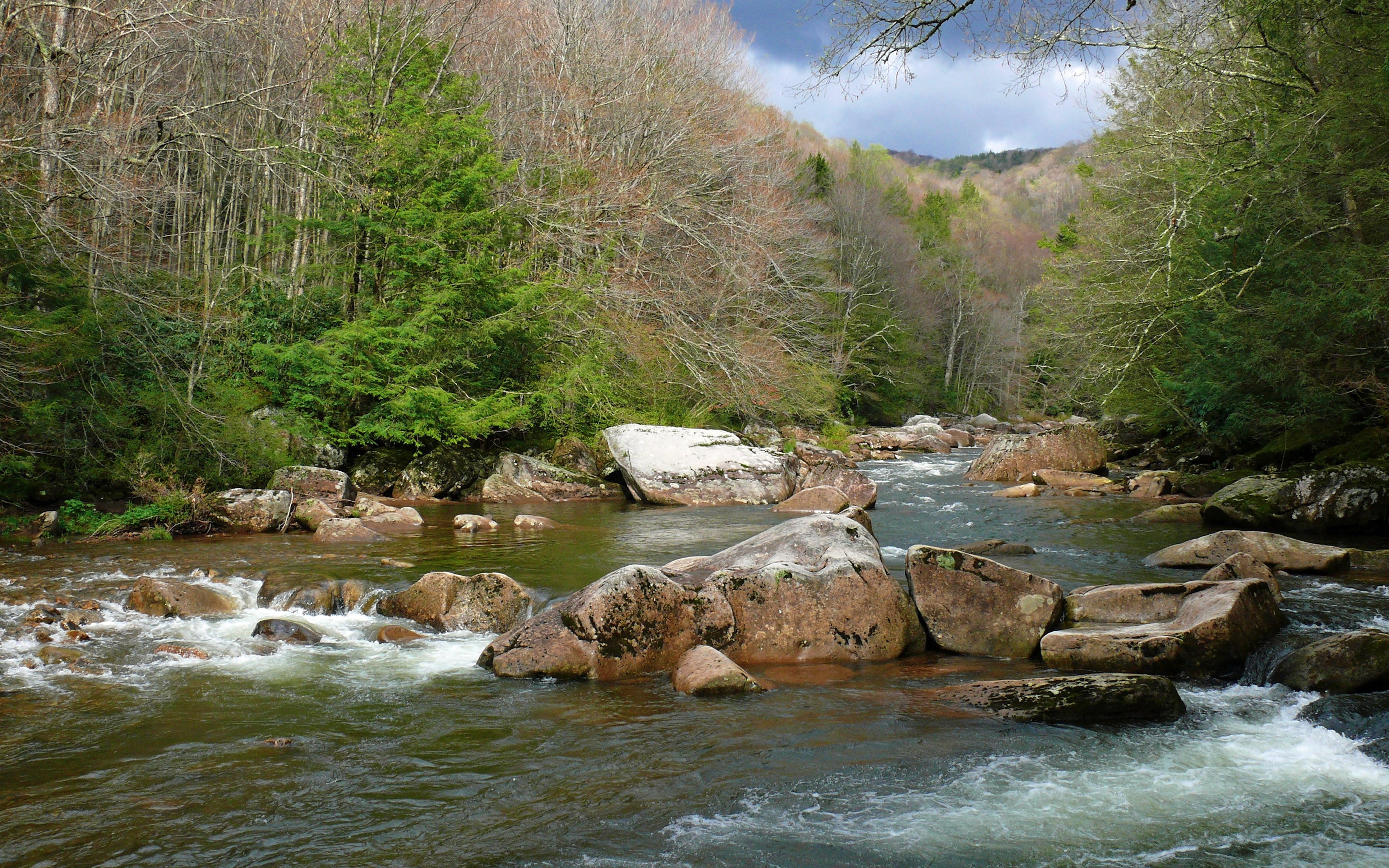 Free download high resolution image - free image free photo free stock image public domain picture -Beautiful sky with clouds over the mountain stream