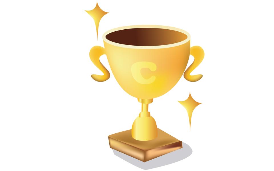 Free download high resolution image - free image free photo free stock image public domain picture  Vector illustration of Front view of a golden trophy