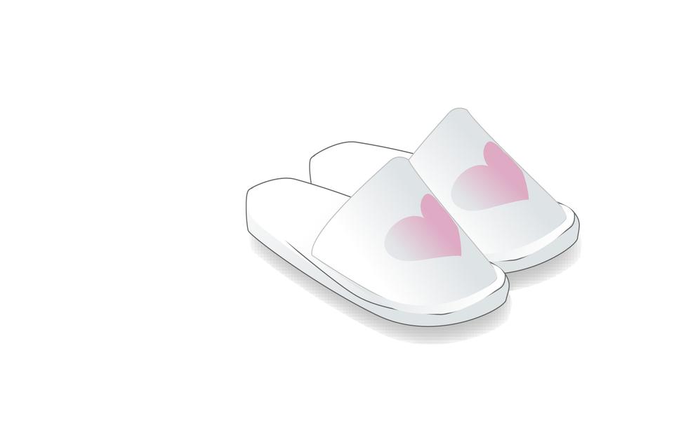 Free download high resolution image - free image free photo free stock image public domain picture  Terry slippers with hearts.