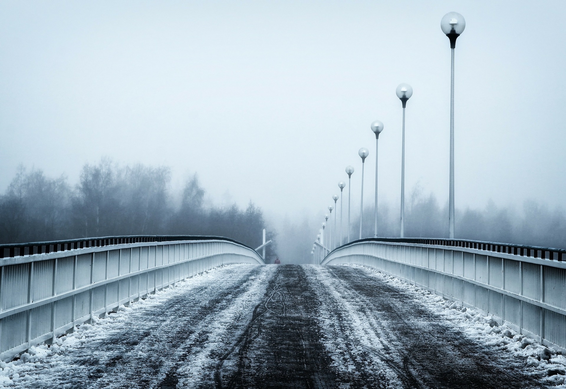 Free download high resolution image - free image free photo free stock image public domain picture -Bridge city landscape in foggy snowy winter day