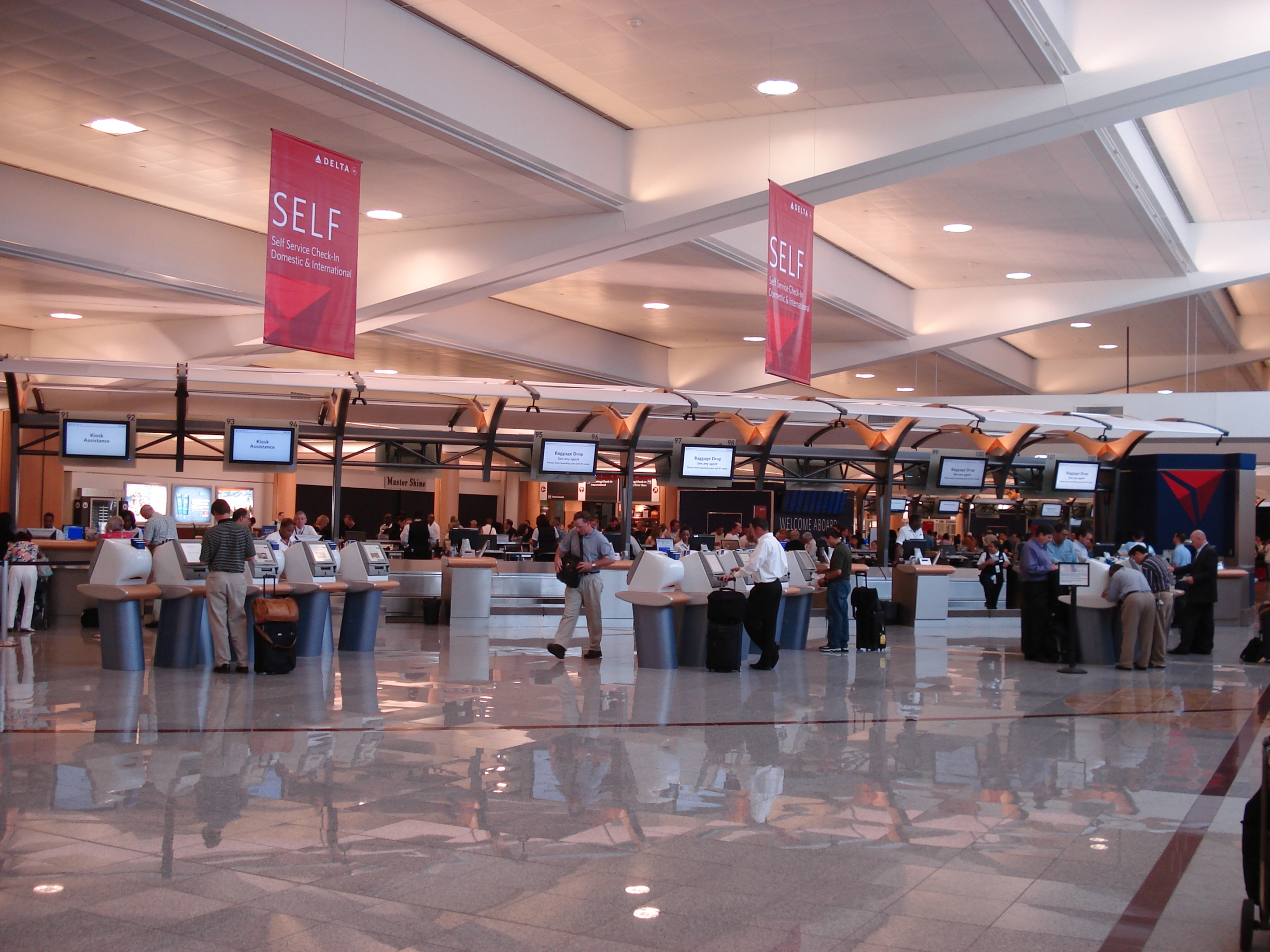 Free download high resolution image - free image free photo free stock image public domain picture -manned ticketing counters for Delta, Atlanta