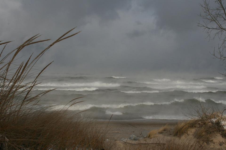 Free download high resolution image - free image free photo free stock image public domain picture  Whipping Waves of Lake Michigan