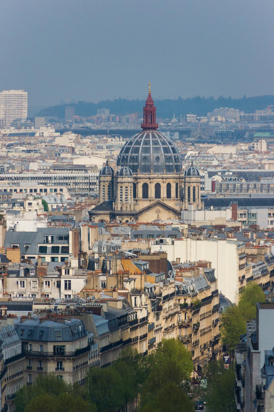 Free download high resolution image - free image free photo free stock image public domain picture  Roofs of Paris, dome and pinnacles of church Saint-Augustin