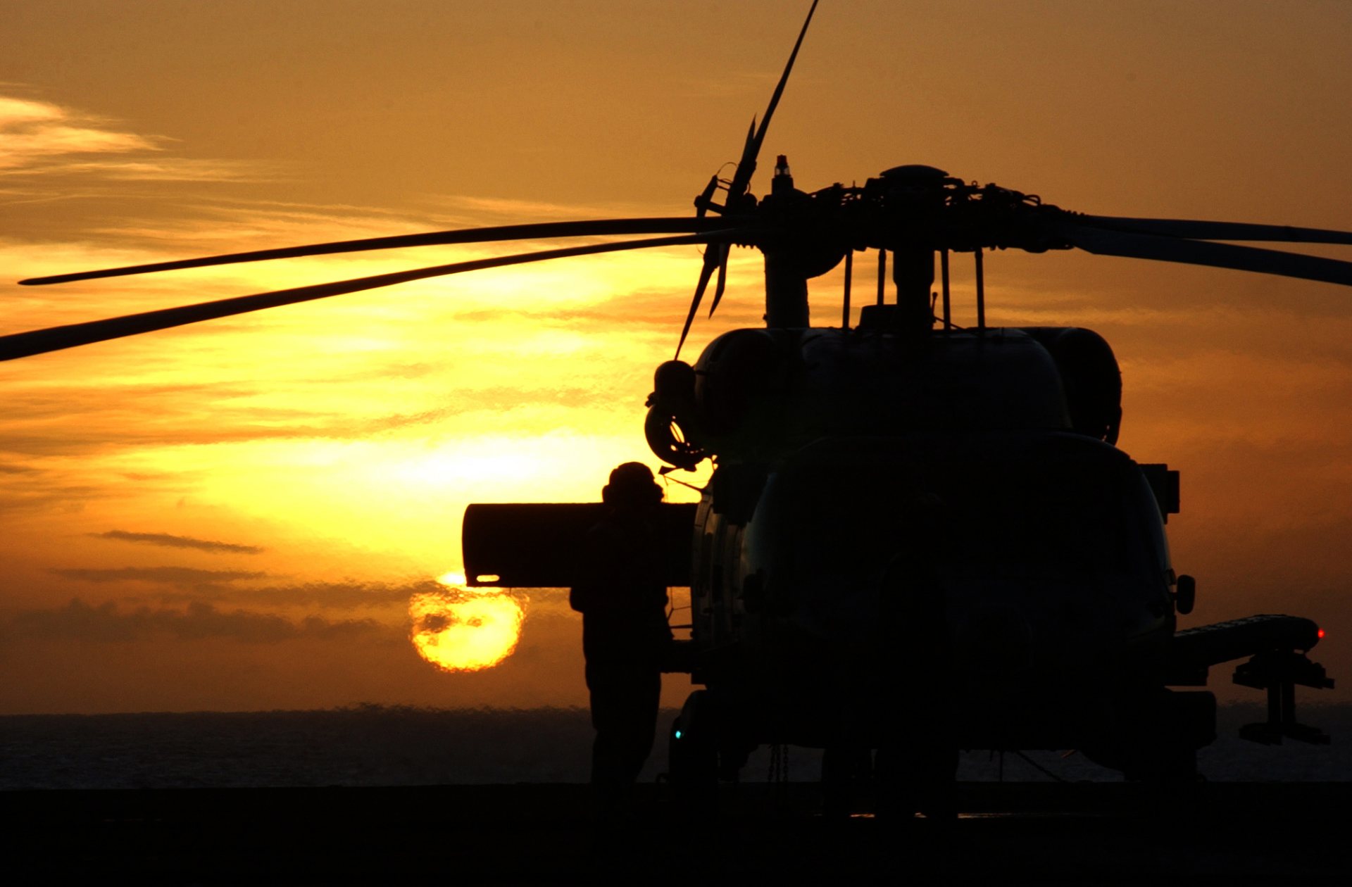 Free download high resolution image - free image free photo free stock image public domain picture -A Plane Captain prepares an HH-60H Sea Hawk