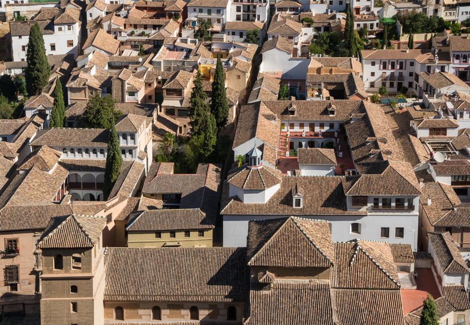 Free download high resolution image - free image free photo free stock image public domain picture  view from above the old town of Granada, Andalusia, Spain