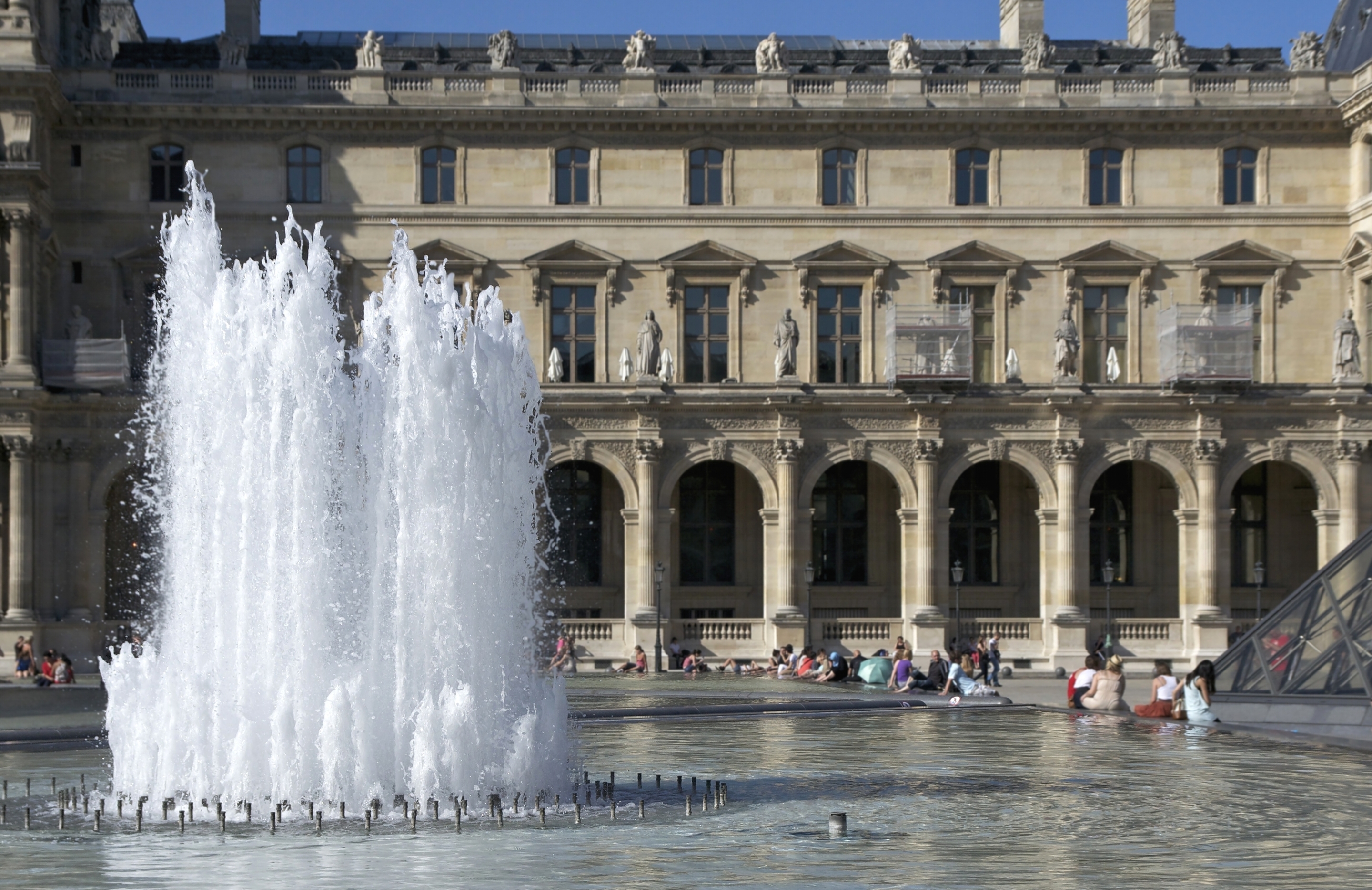 Free download high resolution image - free image free photo free stock image public domain picture -A fountain Louvre Palace, Paris, France