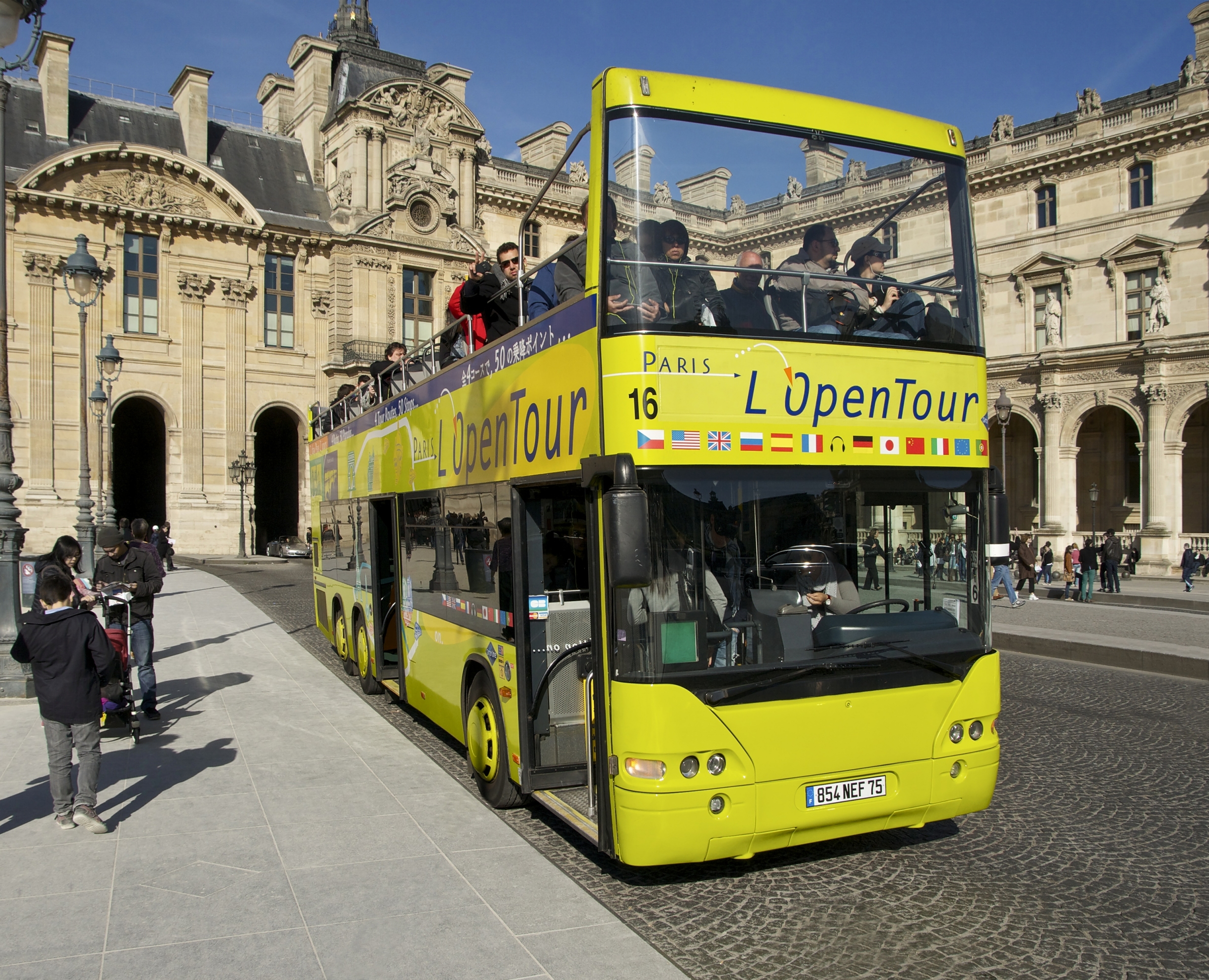 Free download high resolution image - free image free photo free stock image public domain picture -A tourist bus in front of the Louvre, Paris