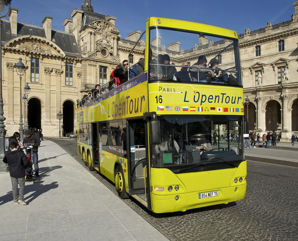 Free download high resolution image - free image free photo free stock image public domain picture  A tourist bus in front of the Louvre, Paris