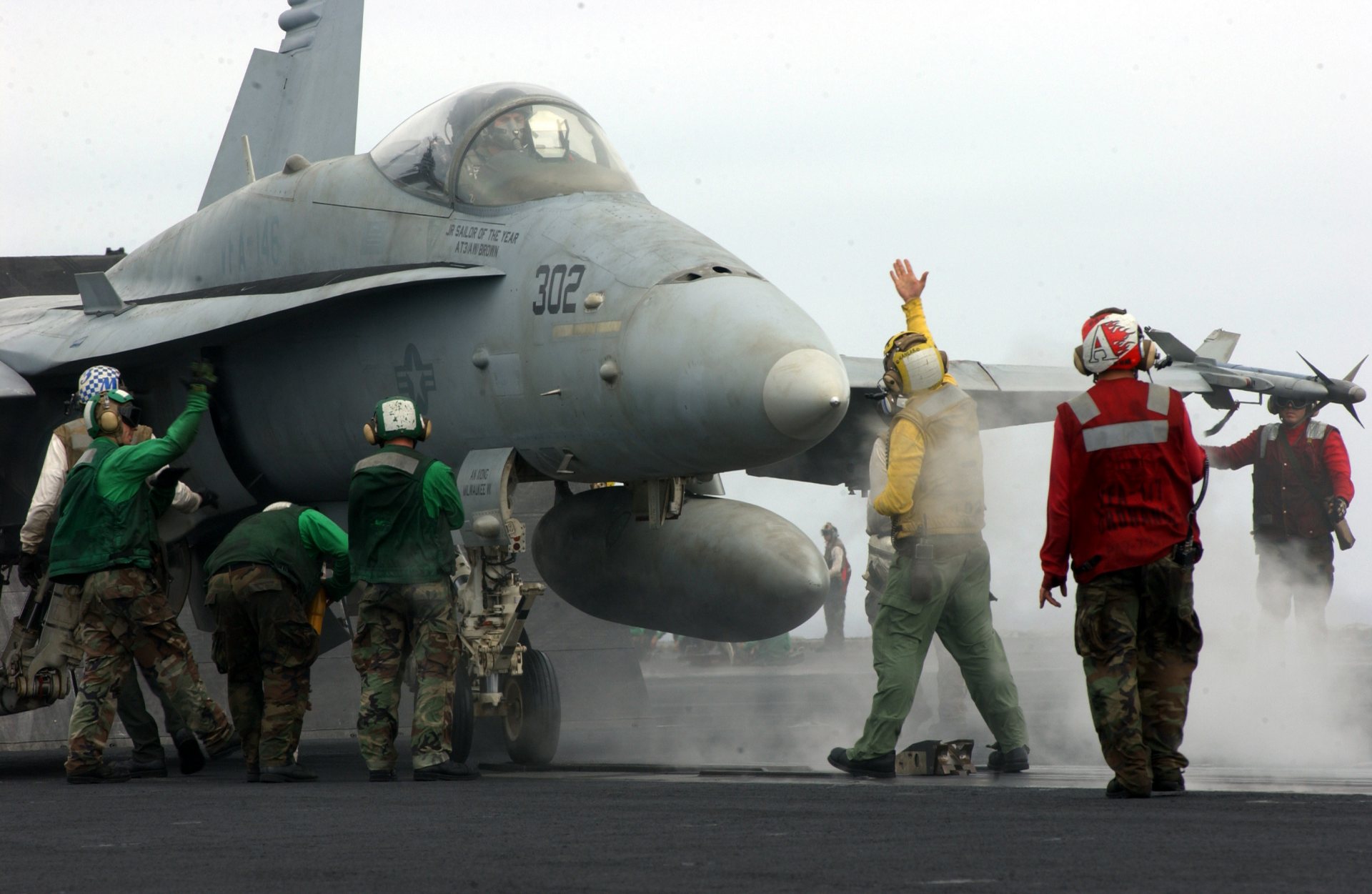 Free download high resolution image - free image free photo free stock image public domain picture -An aircraft director signals the pilot of an F/A-18C