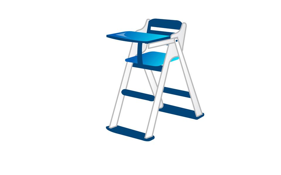 Free download high resolution image - free image free photo free stock image public domain picture  Blue and White Baby High Chair with Tray