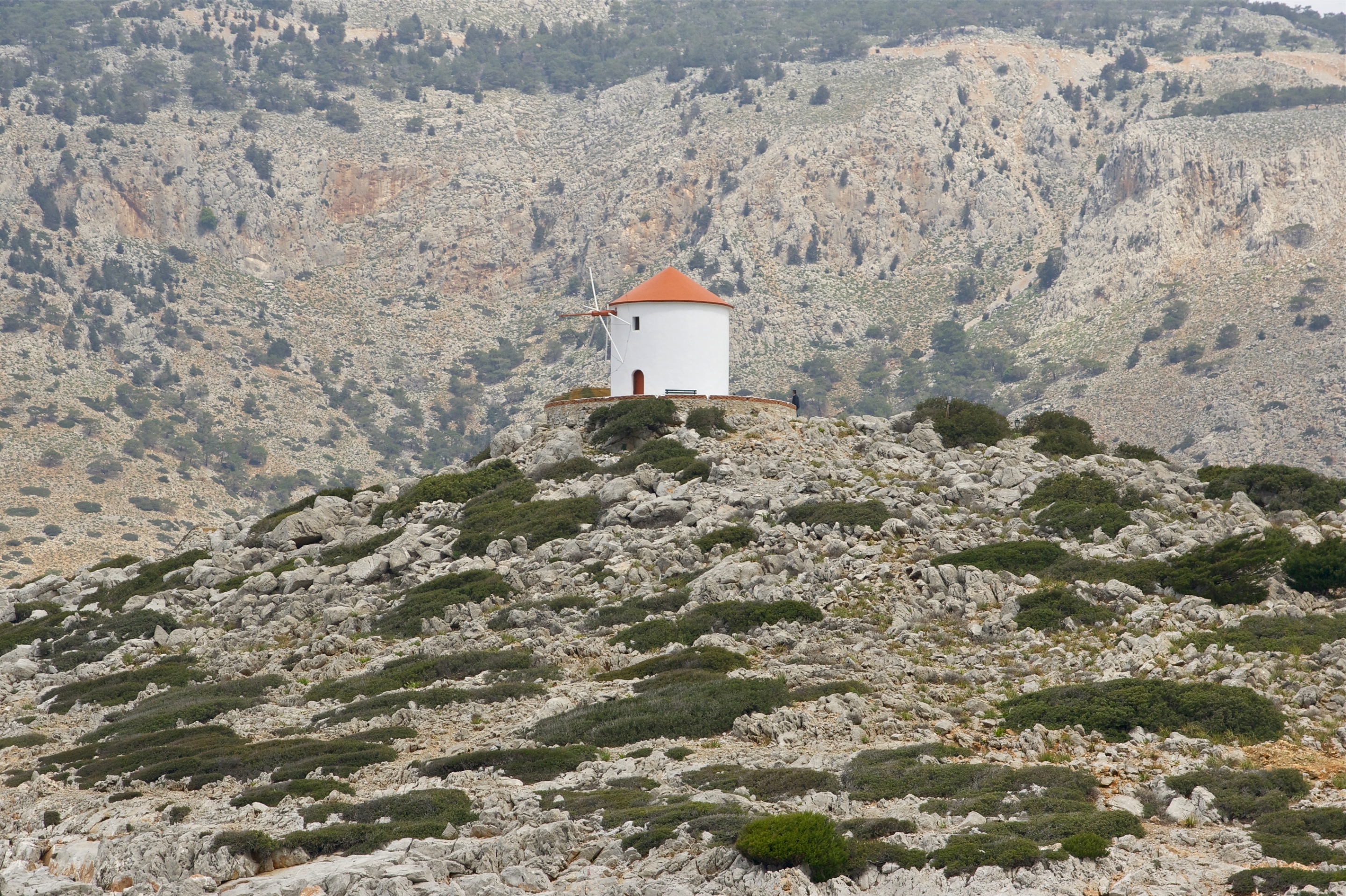 Free download high resolution image - free image free photo free stock image public domain picture -Traditional windmill along the rocky shoreline of Symi Island, Gr