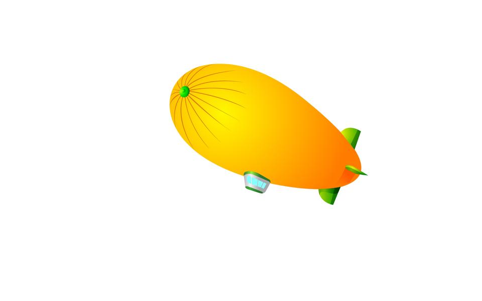 Free download high resolution image - free image free photo free stock image public domain picture  Yellow dirigible balloon on a white background