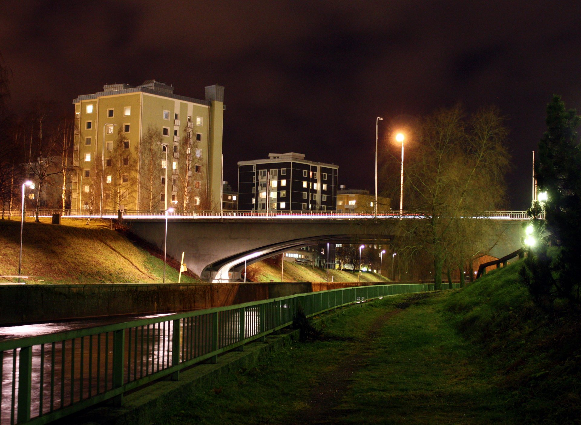 Free download high resolution image - free image free photo free stock image public domain picture -Night View Alakanava bridge in Oulu