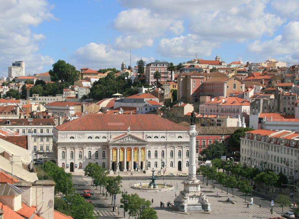 Free download high resolution image - free image free photo free stock image public domain picture  Bird view of Dom Pedro IV square