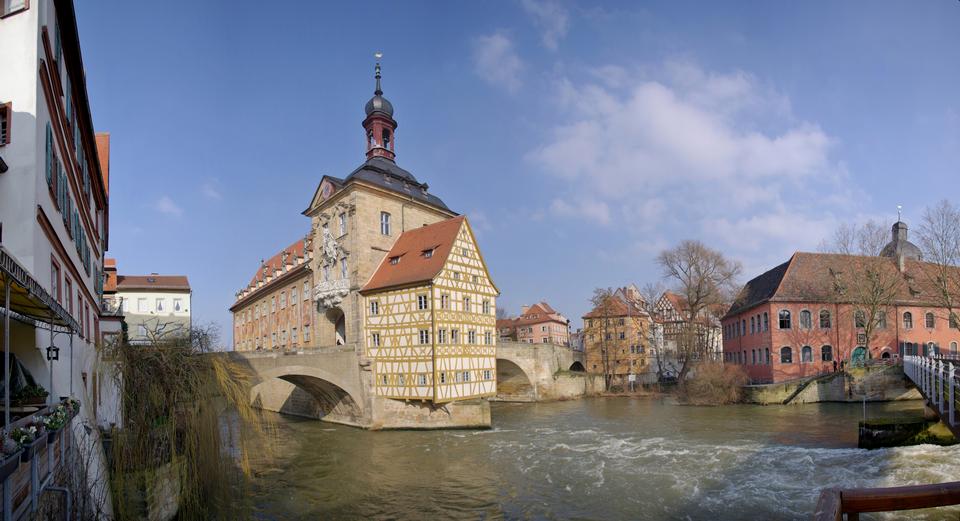 Free download high resolution image - free image free photo free stock image public domain picture  Town hall on the bridge, Bamberg, Germany