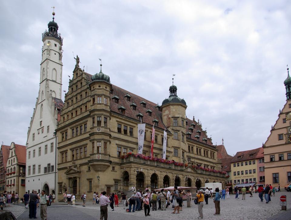 Free download high resolution image - free image free photo free stock image public domain picture  Historic Town Hall of Rothenburg ob der Tauber, Germany