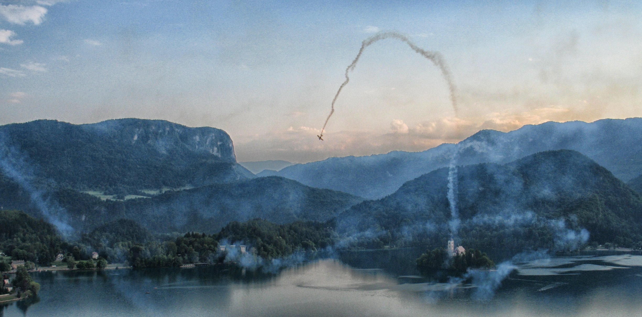 Free download high resolution image - free image free photo free stock image public domain picture -Bled Lake Slovenia Loop air show