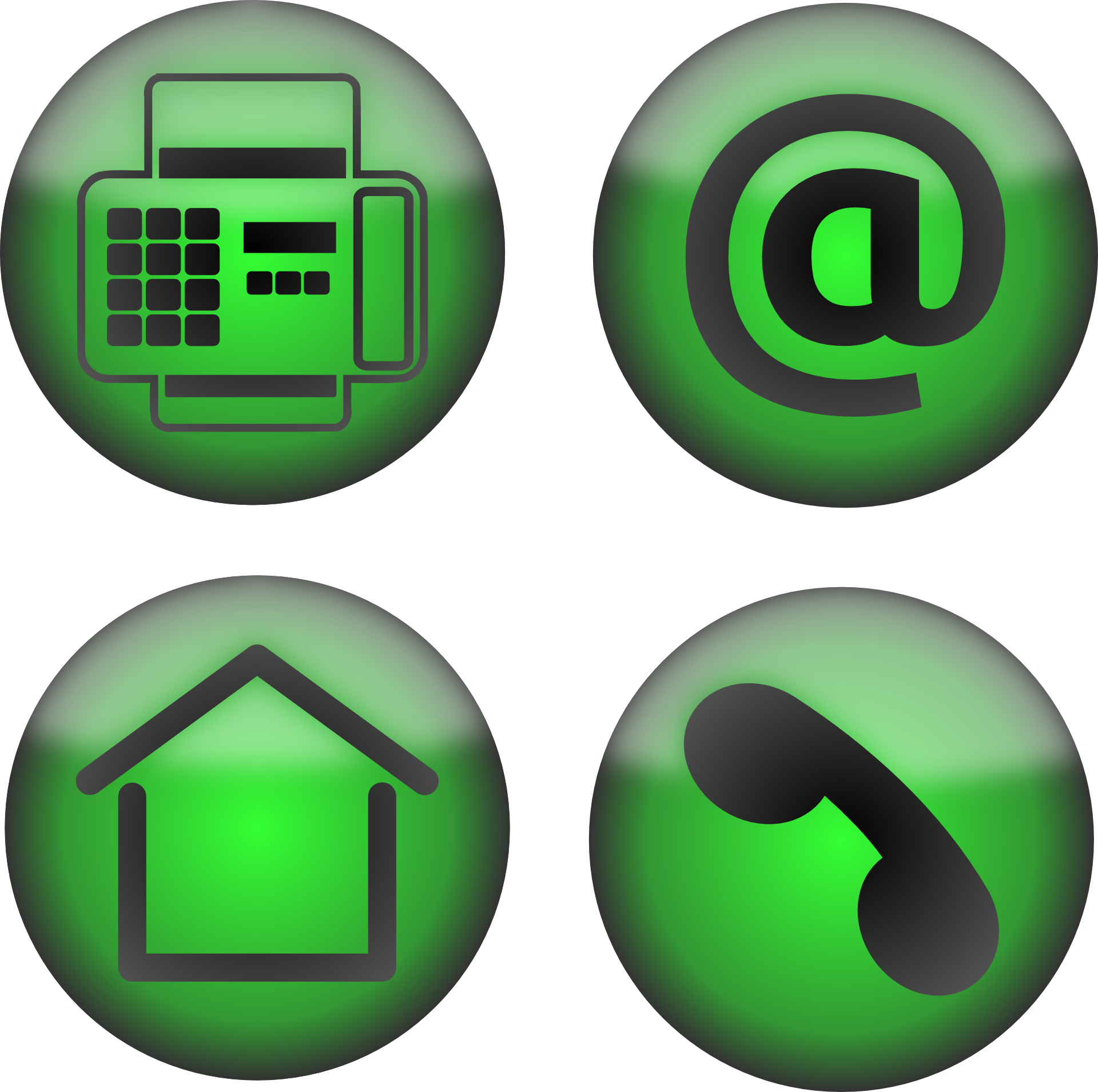 Free download high resolution image - free image free photo free stock image public domain picture -Icons set Office Contact Email Fax Home Phone