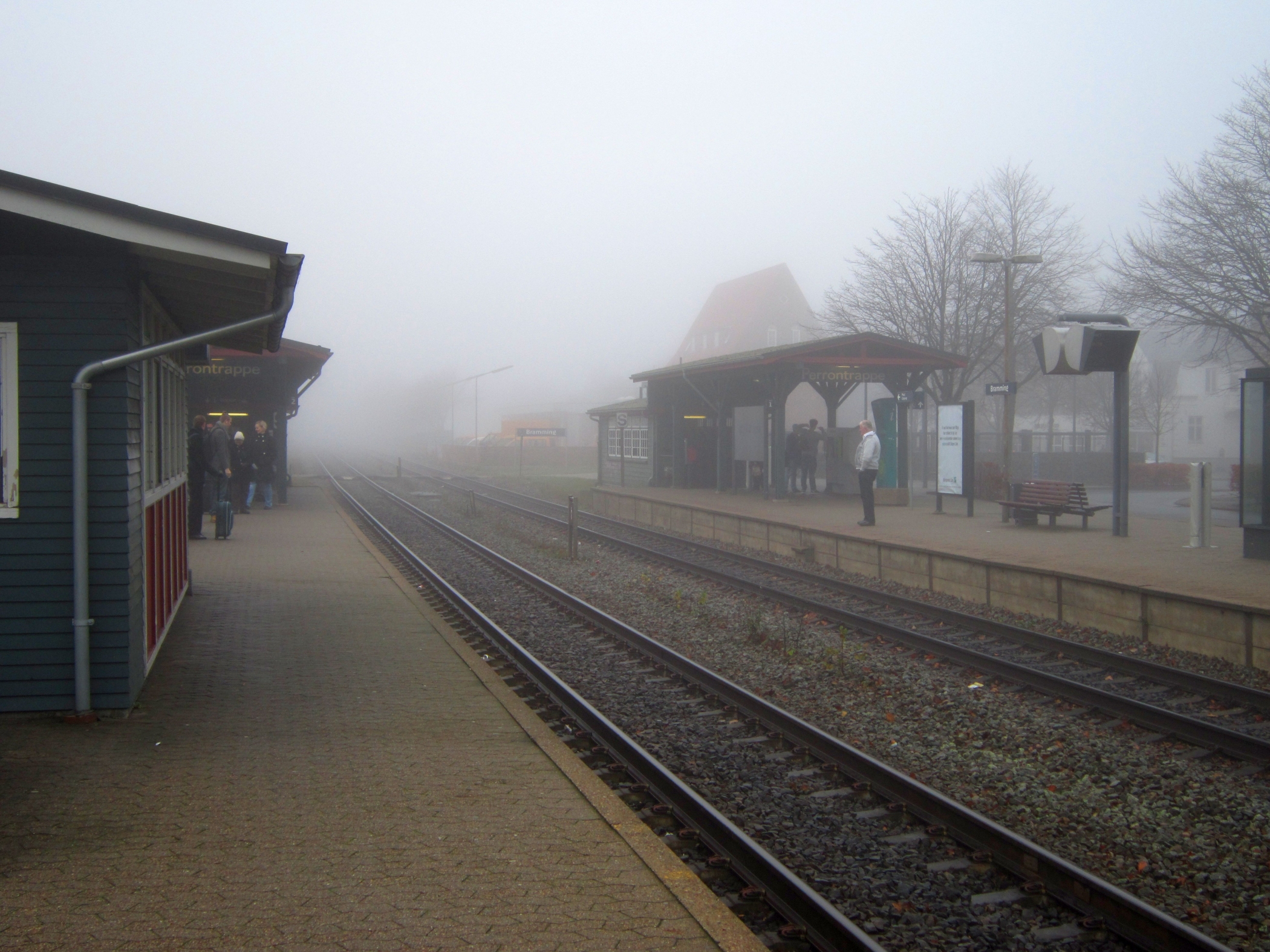 Free download high resolution image - free image free photo free stock image public domain picture -Bramming railway station in thick fog