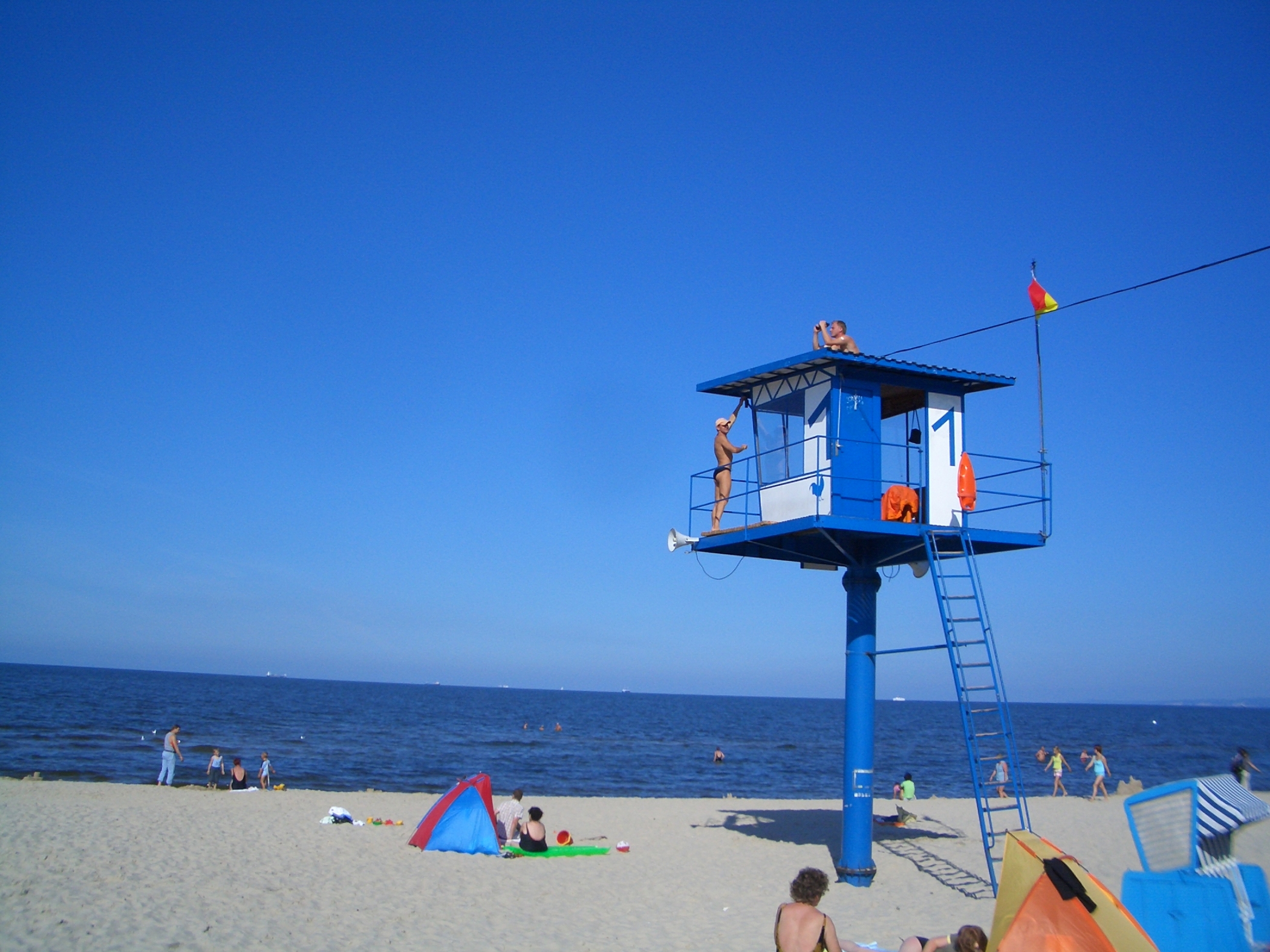 Free download high resolution image - free image free photo free stock image public domain picture -Lifeguards  on the beach in Ahlbeck