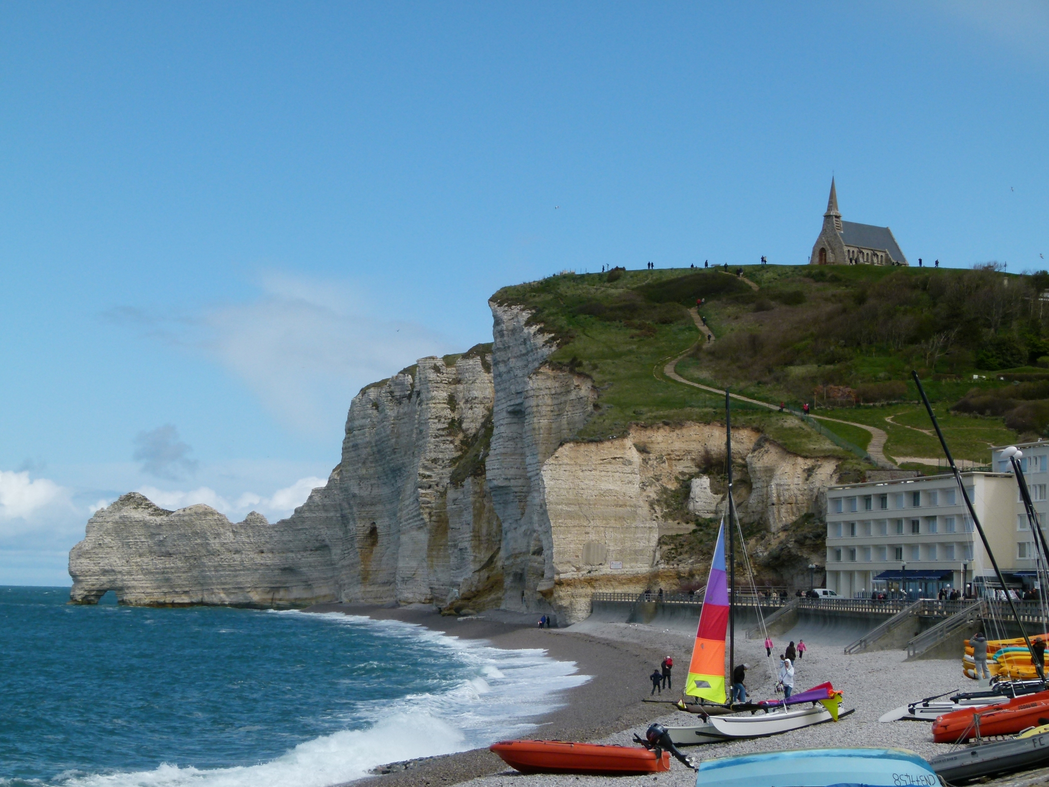 Free download high resolution image - free image free photo free stock image public domain picture -Sailboat on the bay beach in Etretat, France