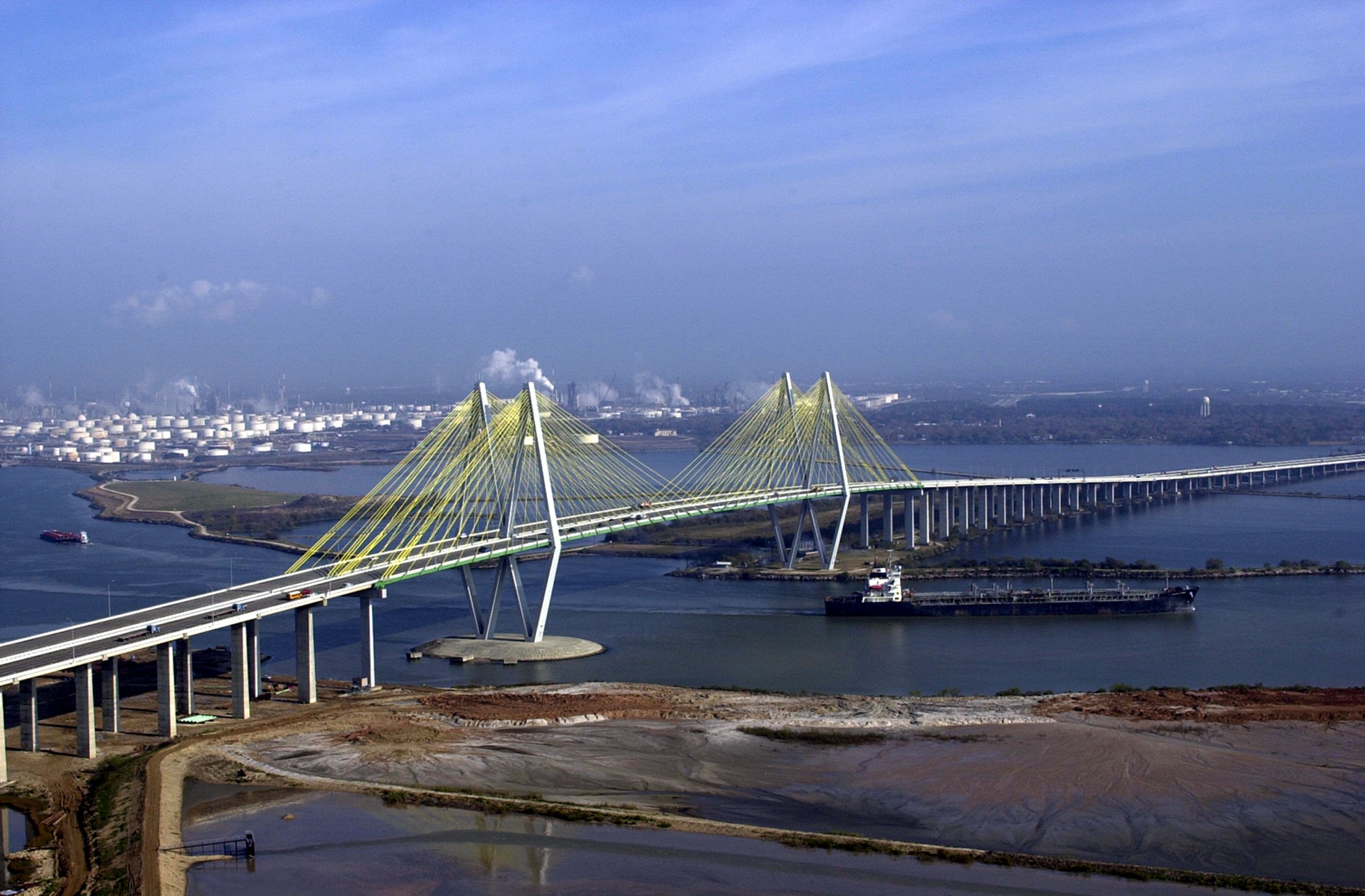 Free download high resolution image - free image free photo free stock image public domain picture -Fred Hartman Bridge Houston Texas