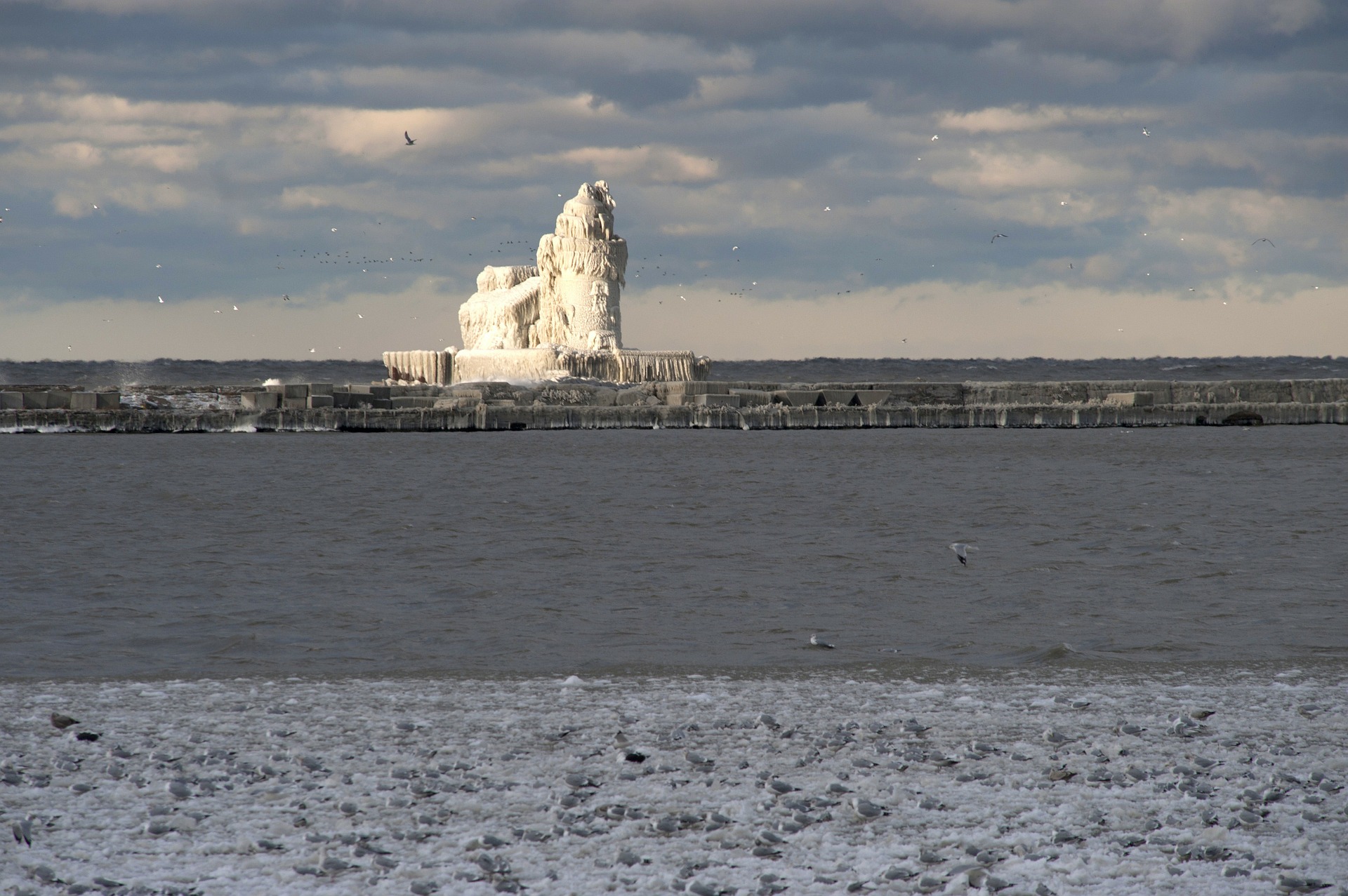 Free download high resolution image - free image free photo free stock image public domain picture -Frozen Bay Cleveland Ohio