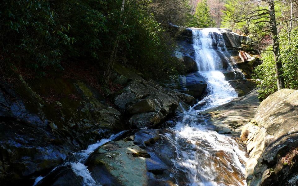 Free download high resolution image - free image free photo free stock image public domain picture  Upper Creek Falls in the Pisgah National Forest