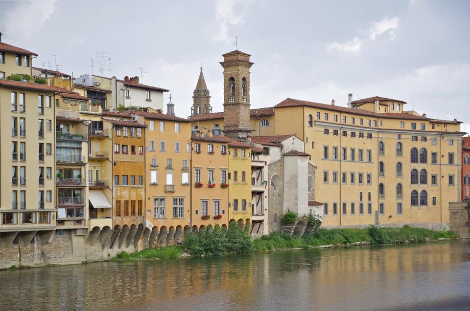 Free download high resolution image - free image free photo free stock image public domain picture  Ponte Vecchio view from Lungarni with Arno river