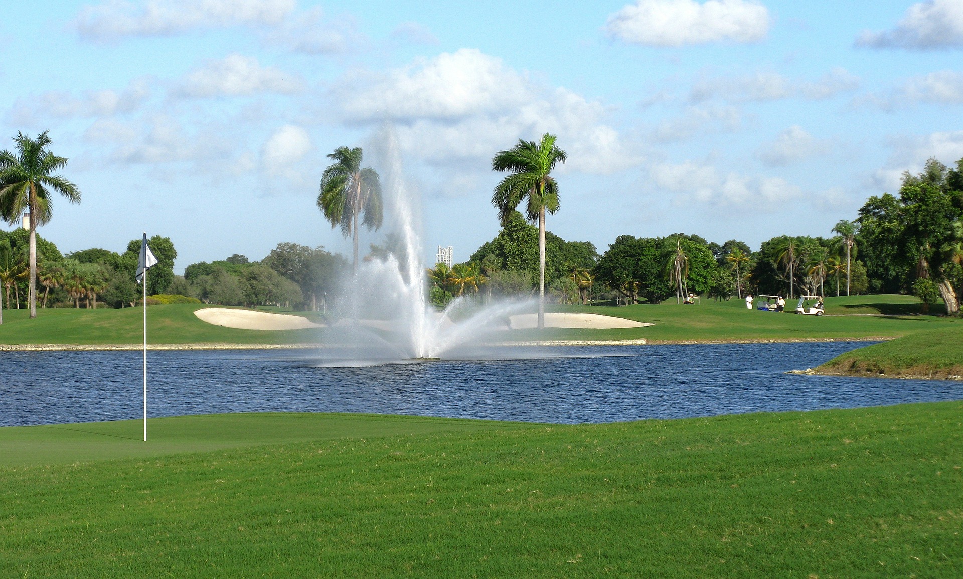 Free download high resolution image - free image free photo free stock image public domain picture -Golf course with tropical palm trees and landscaped grass