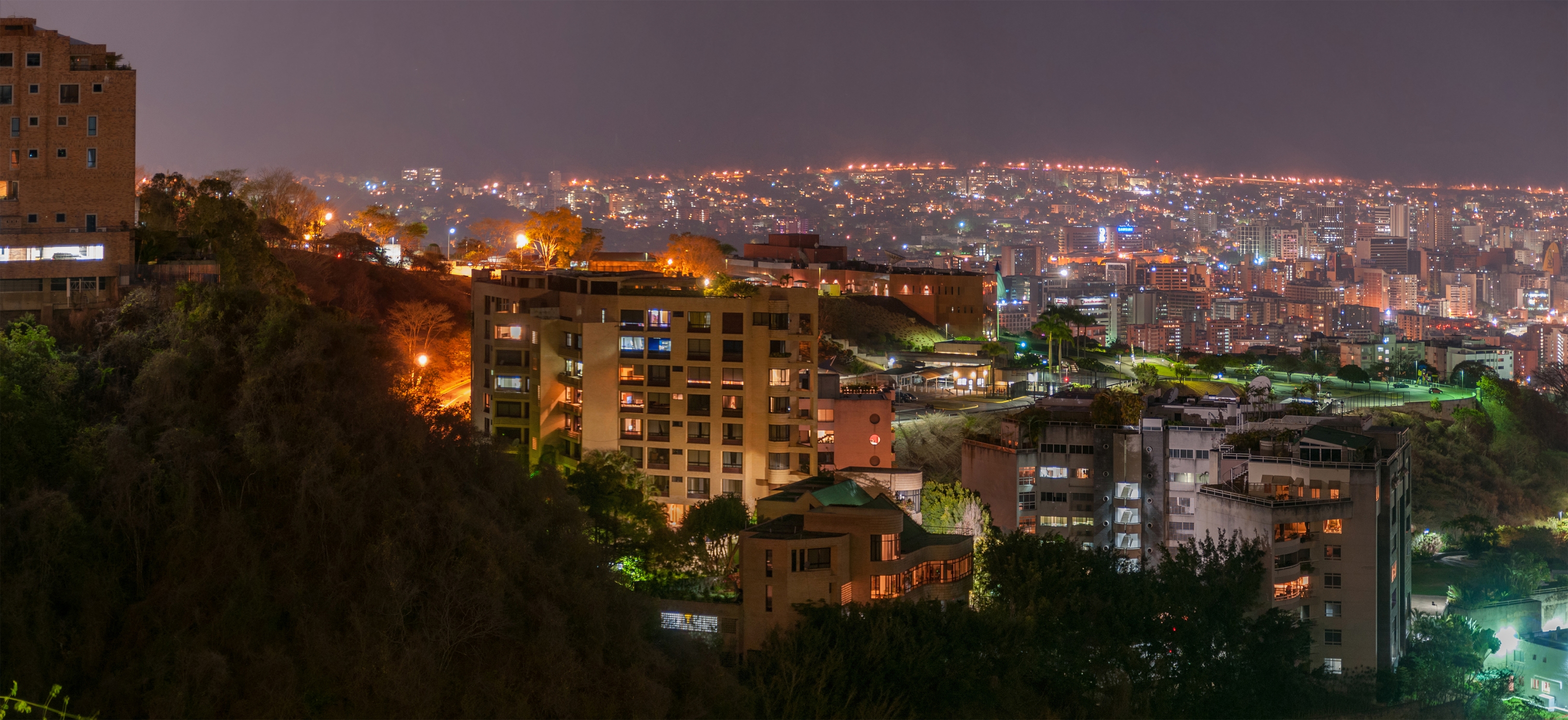 Free download high resolution image - free image free photo free stock image public domain picture -Nightscape of Caracas city. Capital of Venezuela