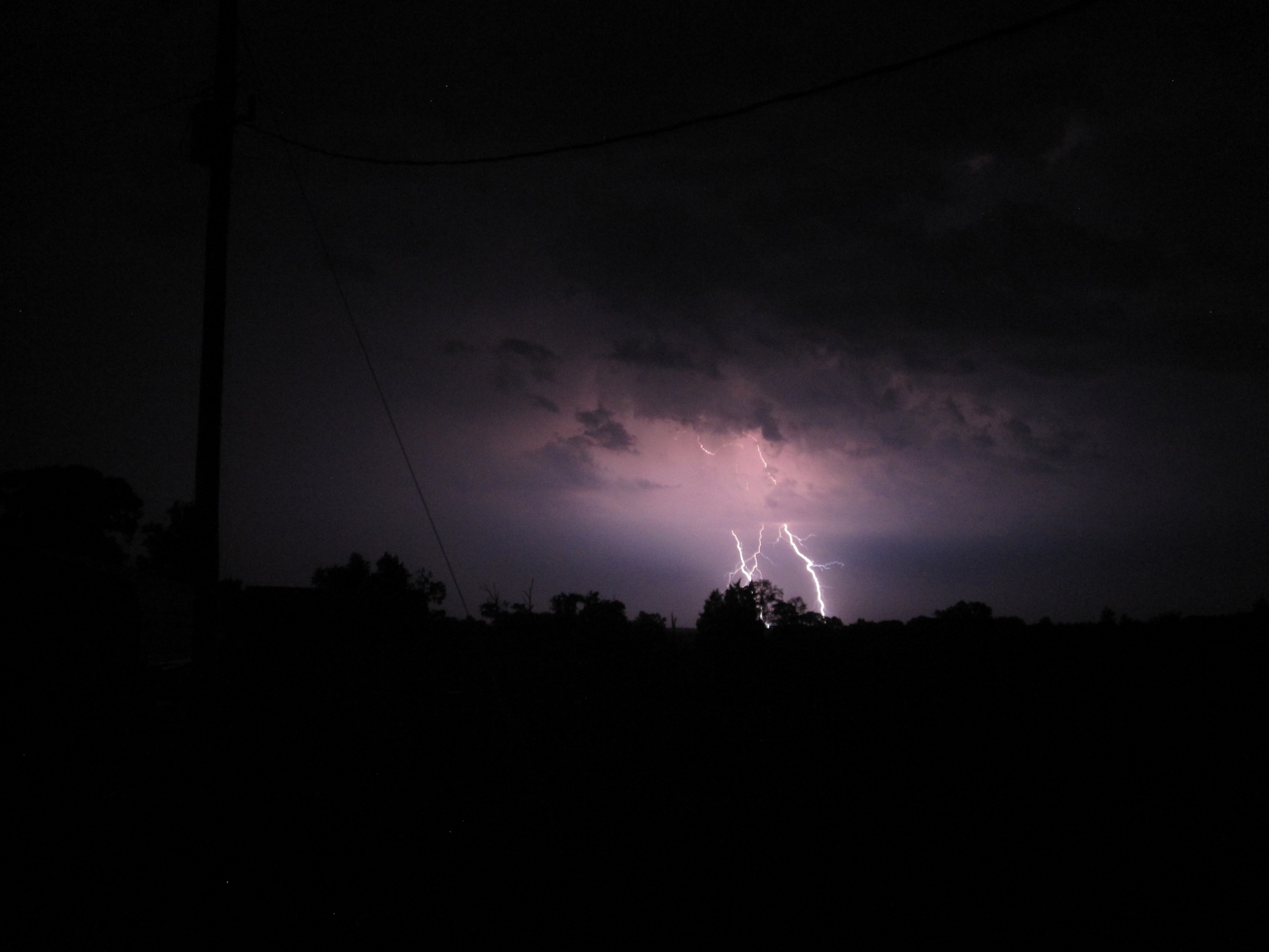 Free download high resolution image - free image free photo free stock image public domain picture -Huge bolt of lightning hits small town