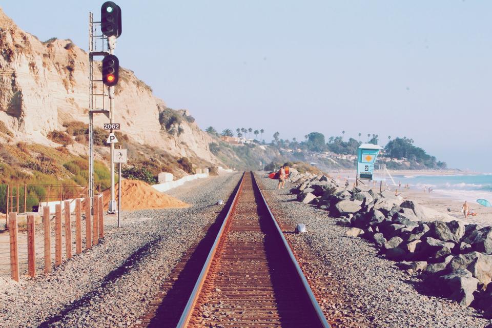 Free download high resolution image - free image free photo free stock image public domain picture  Railway tracks by the beach