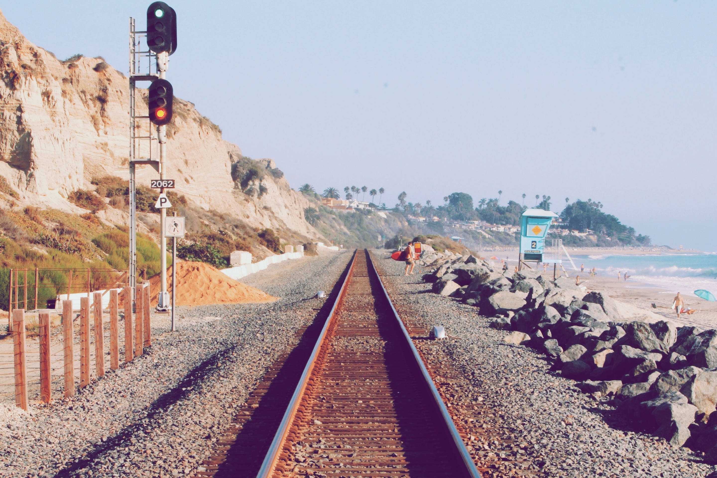 Free download high resolution image - free image free photo free stock image public domain picture -Railway tracks by the beach