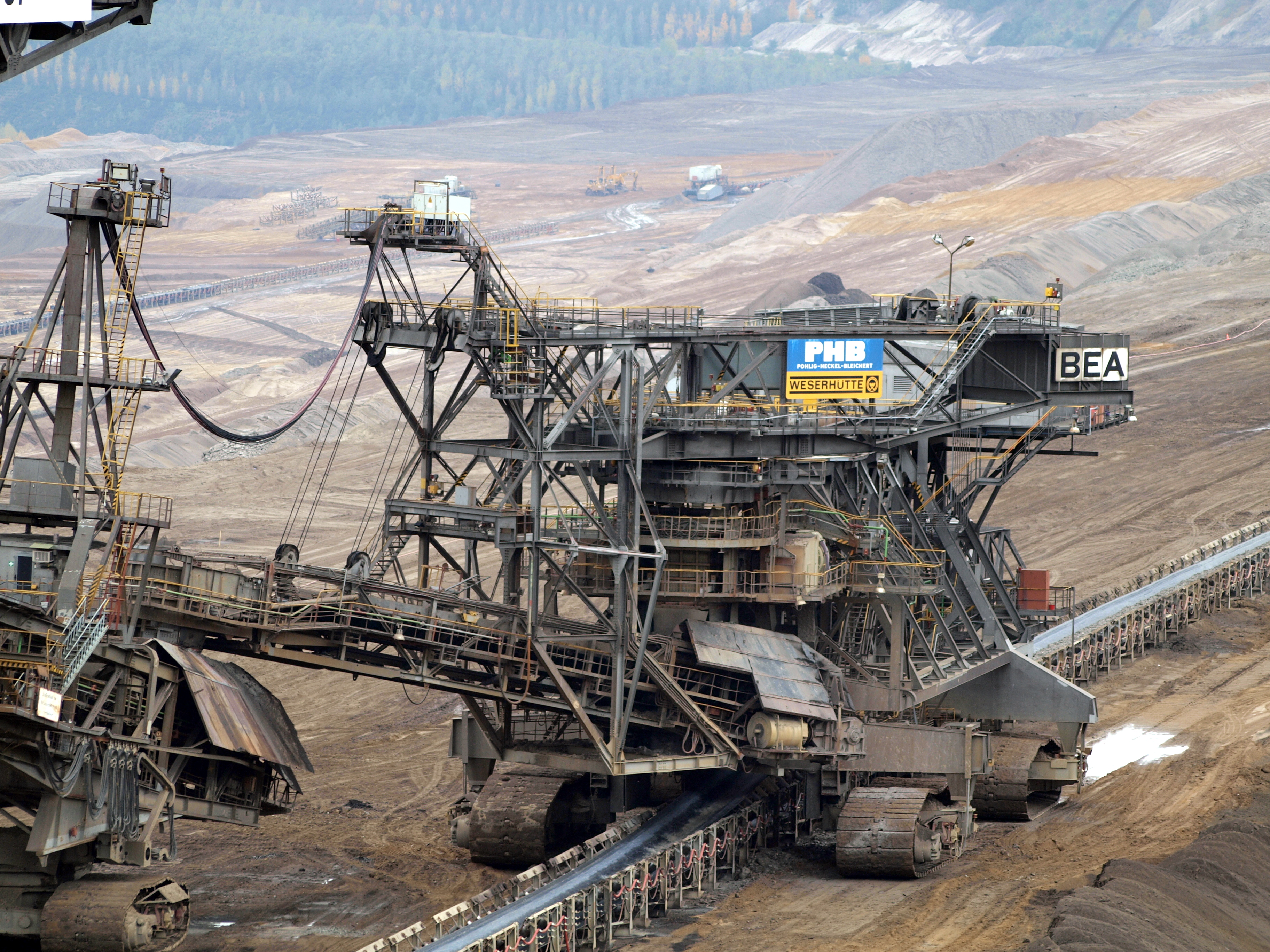 Free download high resolution image - free image free photo free stock image public domain picture -excavators digging lignite (brown-coal)