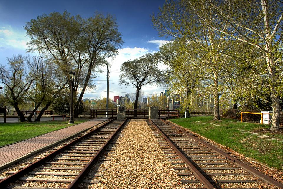 Free download high resolution image - free image free photo free stock image public domain picture  Termination of the rails in End of Steel Park