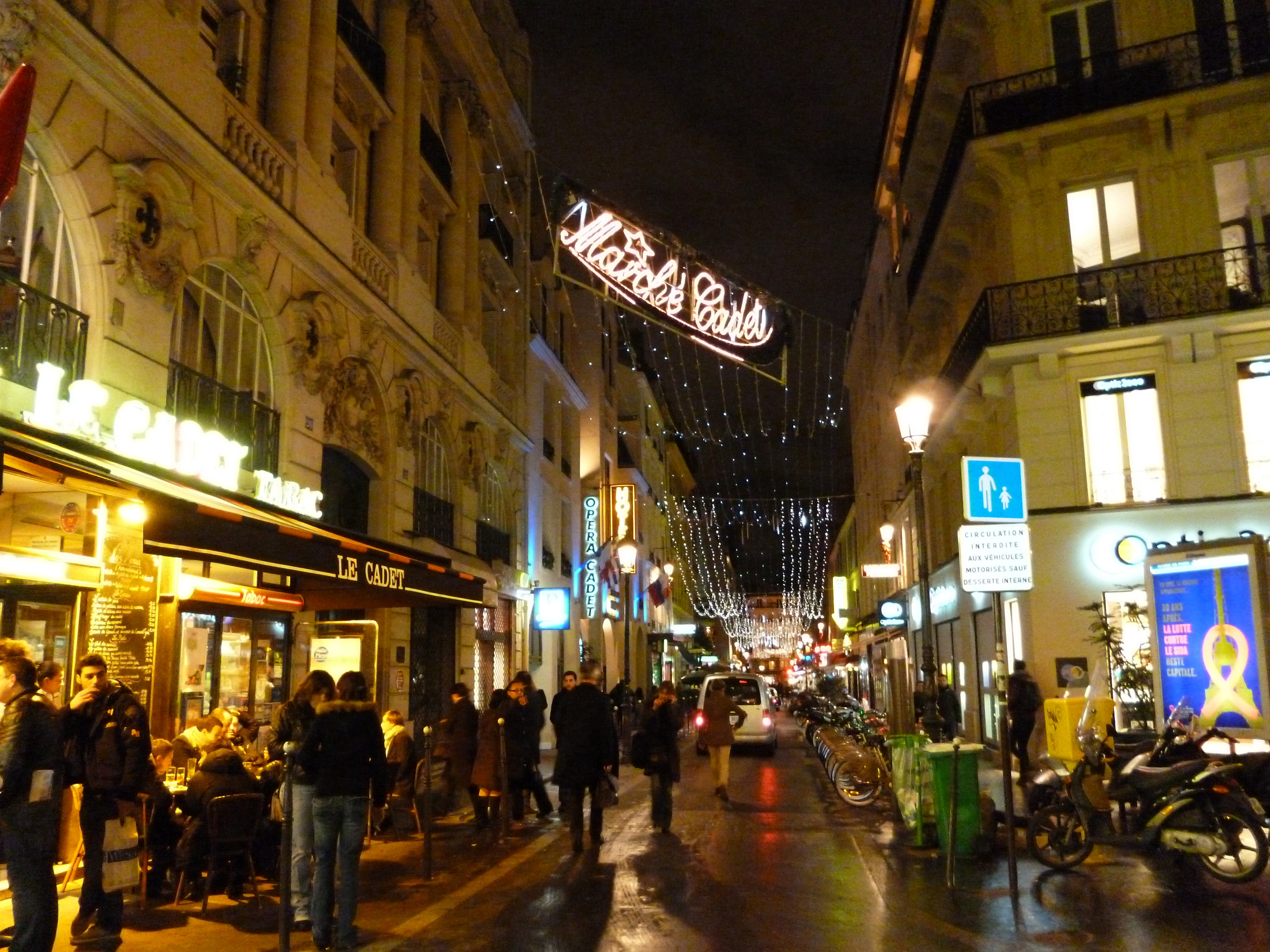 Free download high resolution image - free image free photo free stock image public domain picture -Cadet Street, District 9th, Christmas at night